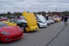 Corvettes lined up